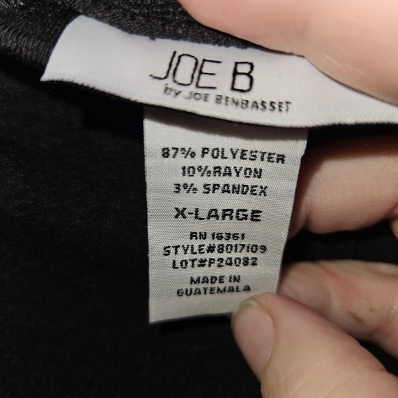 Joe Benbasset Mini Black Skirt Size Xl - Picture 6 of 9